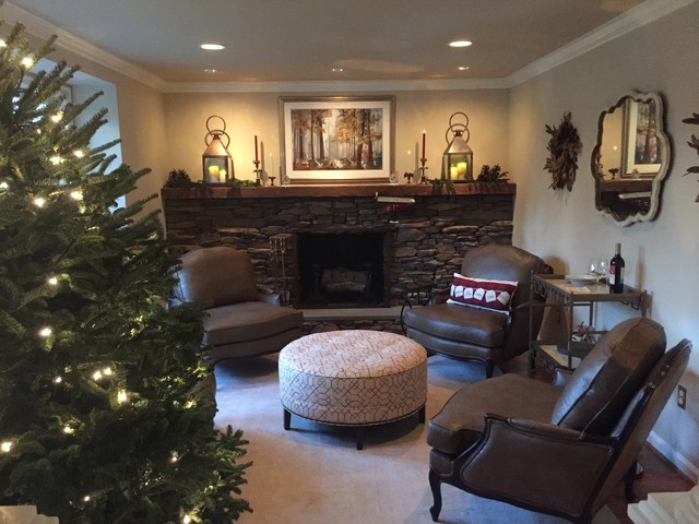 Wayne Cozy, Comfortable Den rustic-living-room
