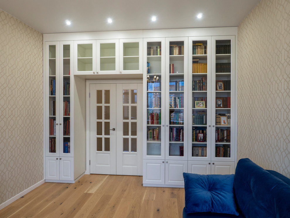 Меблировка спальни и кабинета в светло-мятном цвете