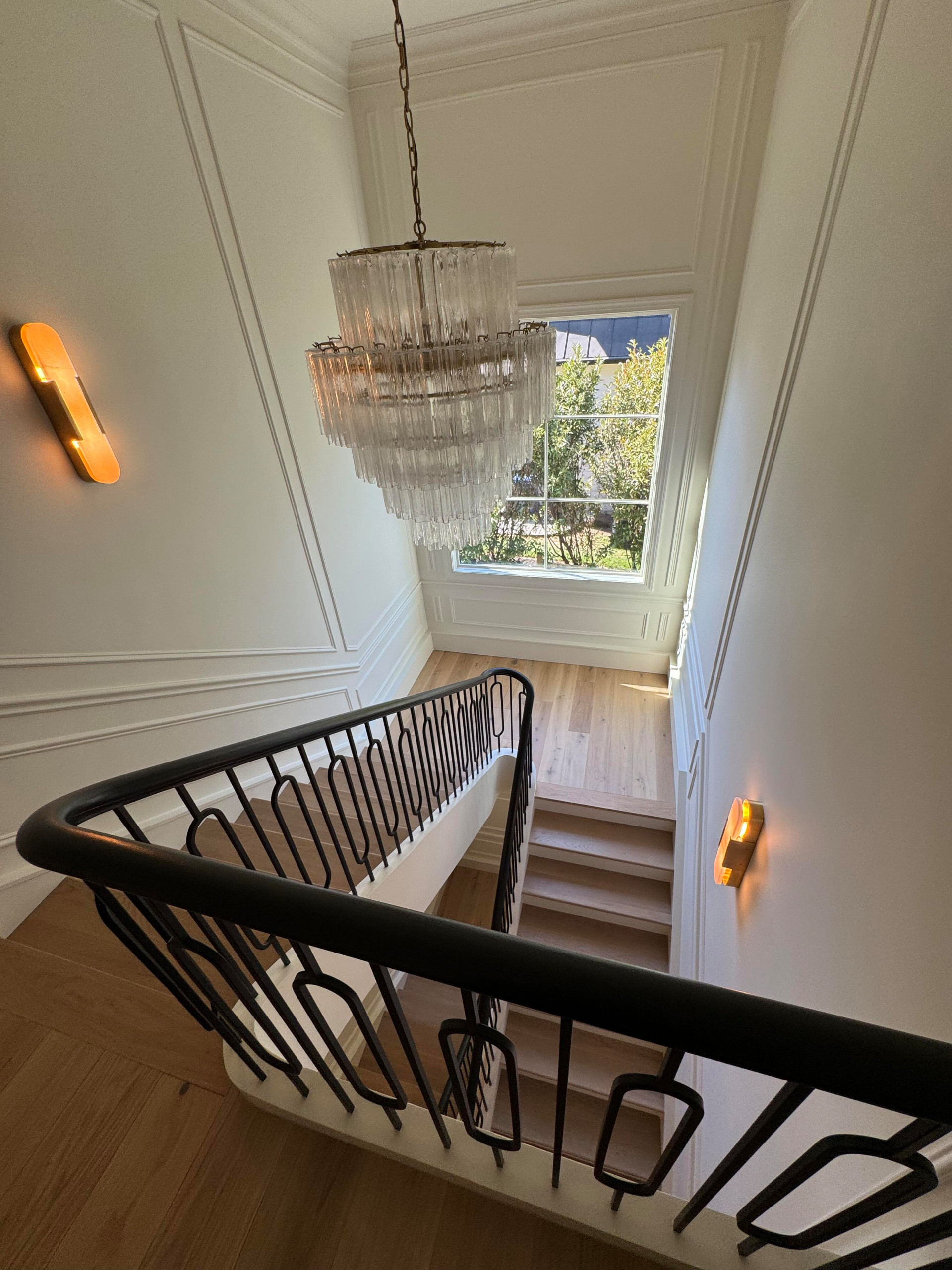 134_Stunning Straight Stair with an Elliptical Twist, McLean, VA 22101
