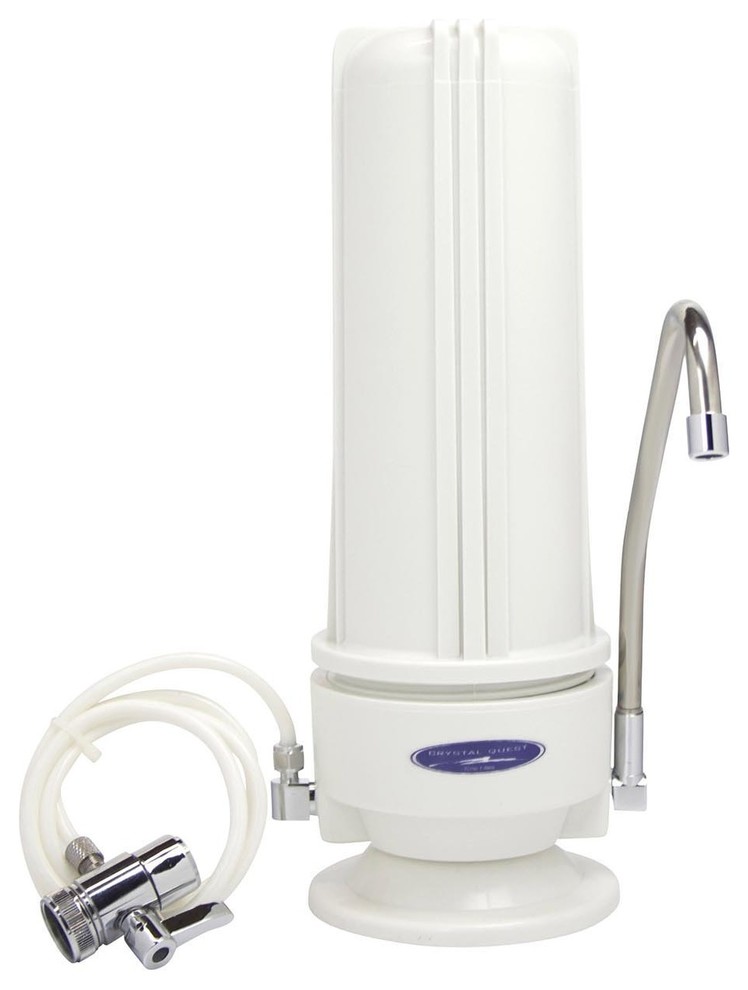 Nitrate Countertop Water Filter System, Single Contemporary Water