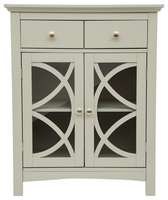 Wooden Free Standing Storage 32.1" Transitional Storage by Glitzhome Houzz