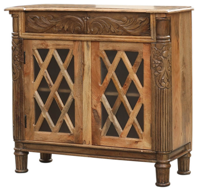 Rustic Solid Wood Traditional Style Storage Rustic Storage