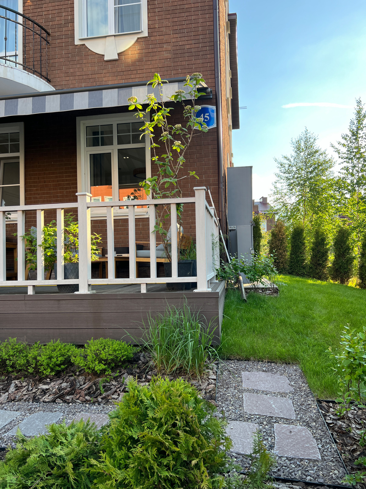 Мини-сад у таунхауса