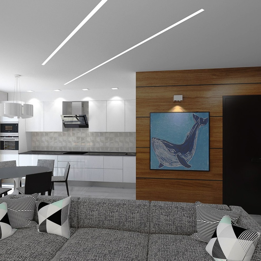 Дизайн проект квартиры 100кв.м в работе