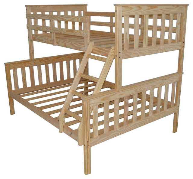 Pine Twin Over Full Bunk Bed Craftsman Beds By Furniture Pine Twin Over Full Bunk Bed Craftsman Beds By Furniture Barn Usa