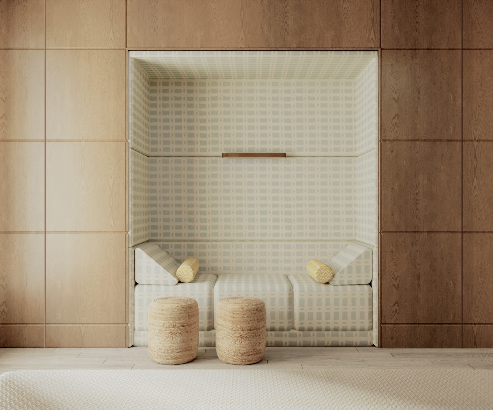 Квартира с зелеными акцентами