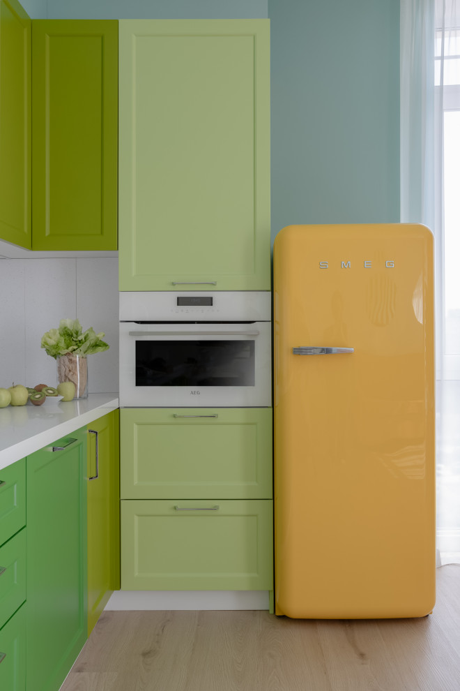 Реализованный проект яркой квартиры в ЖК "Мичурин"