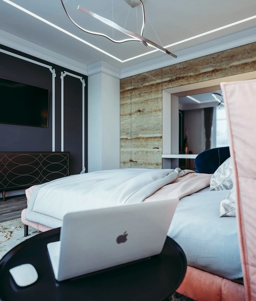 Спальная комната, в уютных аппартаментах