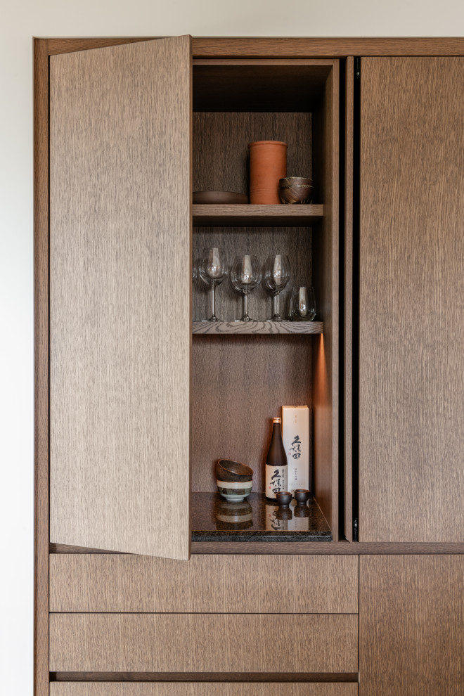 Integrated Bar Cabinetry – Modern Interior, Victoria BC - Modern - Home ...