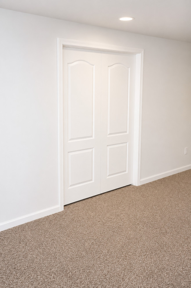 Ann Arbor - Finished Basement, Bar, Bathroom, Stone Fireplace & Custom Dry Sauna