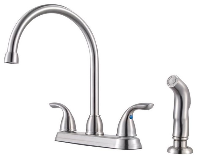 Pfister G136-500 Pfirst Series 1.8 GPM Gooseneck Kitchen Faucet - Stainless