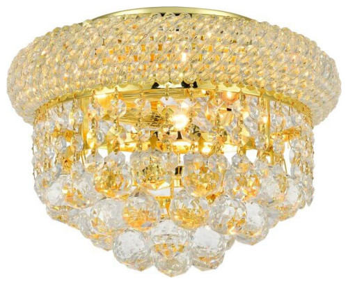 Rozella 3-Light 10 inch Unique-Statement Tiered Semi Flush Mount