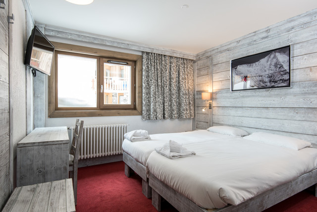 Chalets rustikt-sovevaerelse