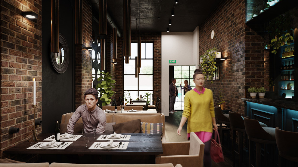 Дизайн-проект рестобара «Brighton»