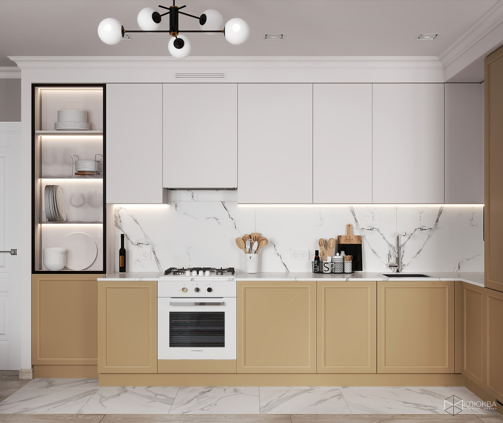 Кухня-гостиная 21 кв.м