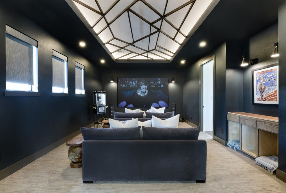 2013 Skyview - Contemporary - Home Theater - Austin - by Michael Grant ...