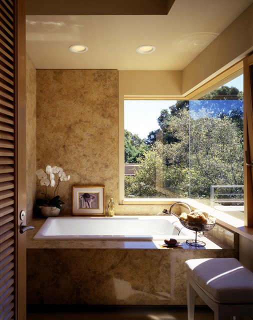 Montecito Residence + Guesthouse modern-badezimmer