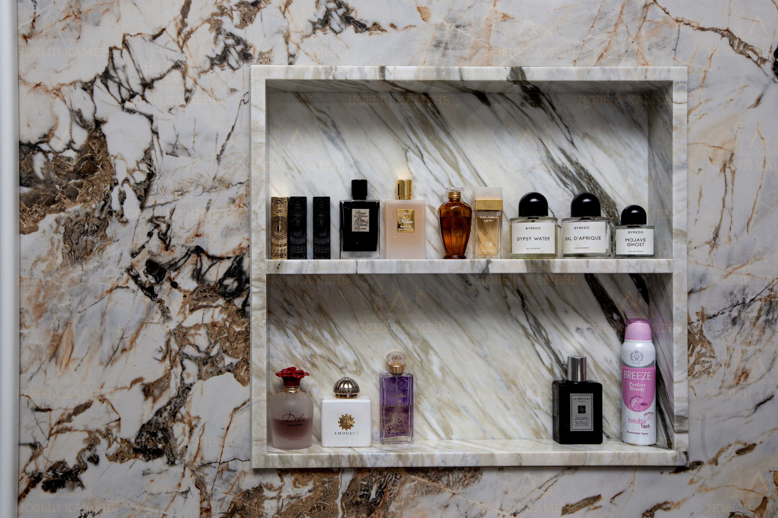 Мрамор в ванной комнате