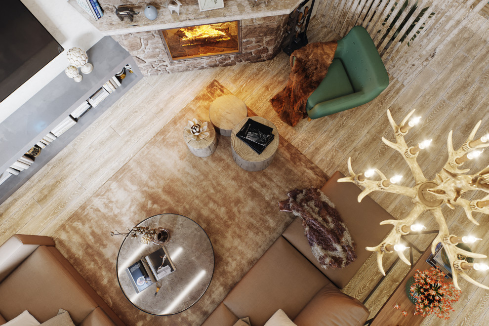 Холл - гостиная - 1 этаж