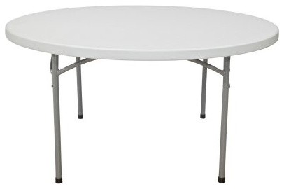 National Public Seating BT Series 71 in. Round Folding Table 10 or 20 Pack