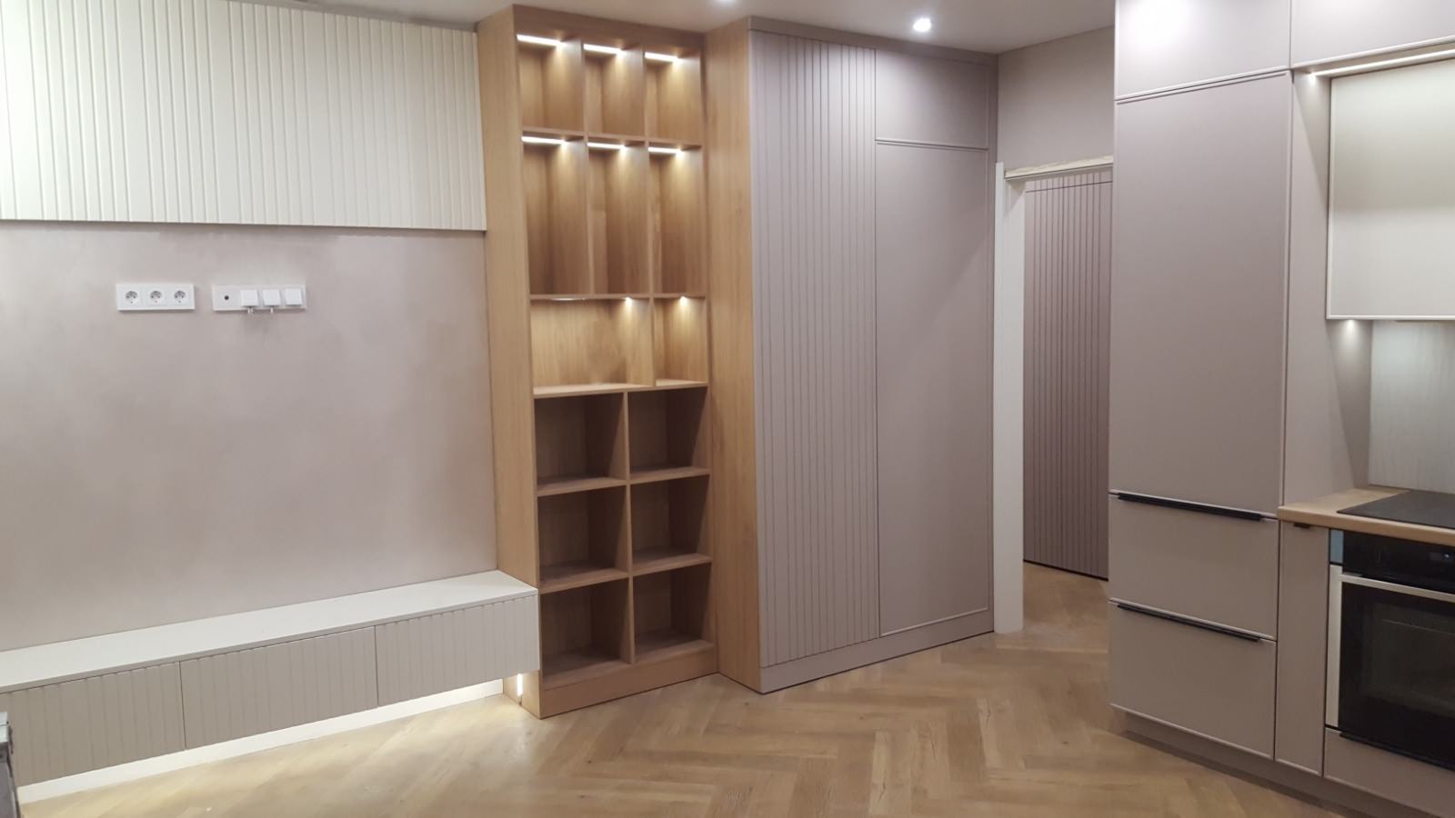 01 Кухня в современном стиле, эмаль