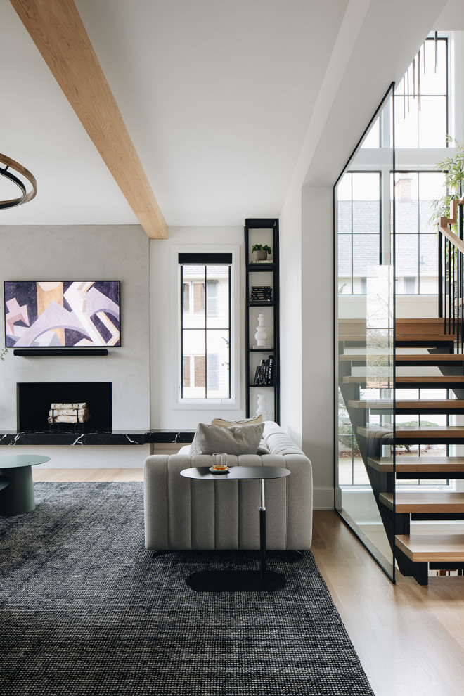 ASC London's Calling - Contemporary - Living Room - Chicago - by Amy ...