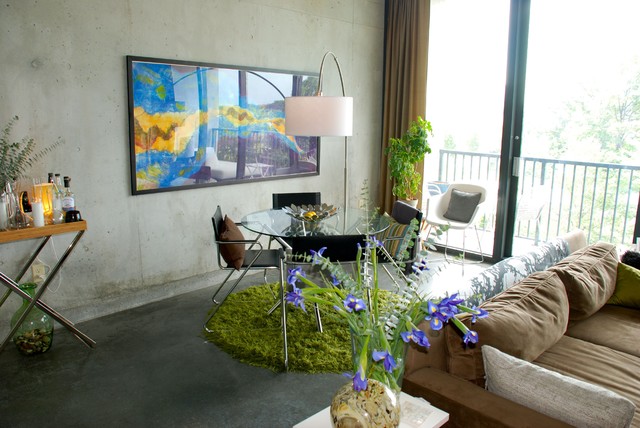 Lucas's Loft eclectic-dining-room