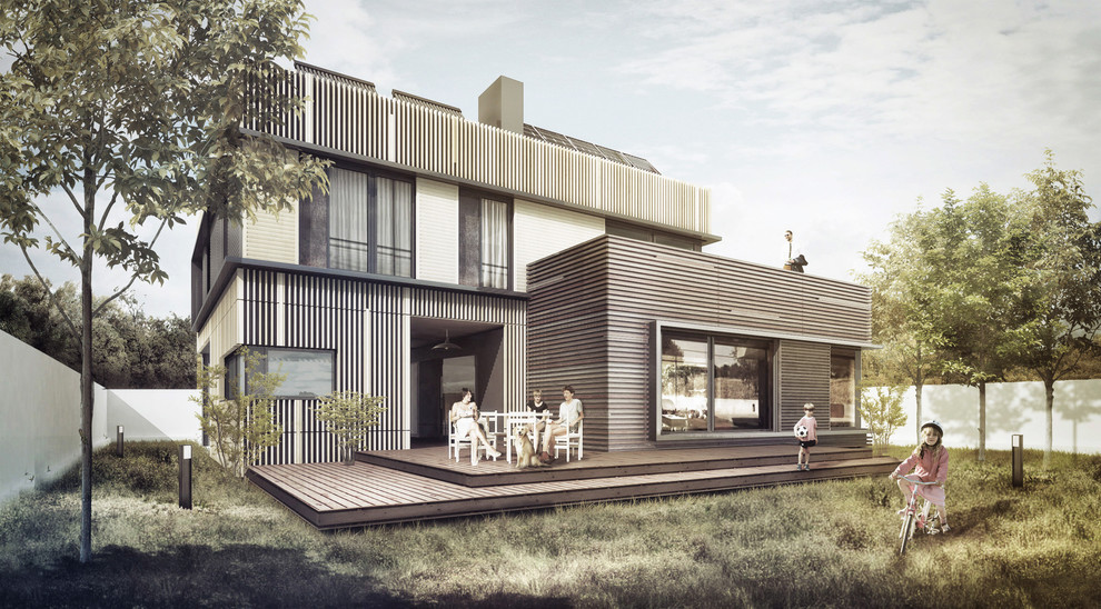 Модульный энергоэффективный дом в Москве