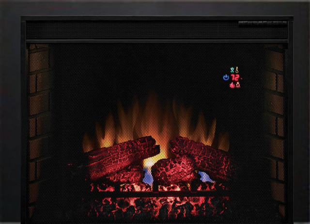 Classic Flame - Classic Flame 28" 28EF023SRA Electric Fireplace Insert With Trim - View in Your Room! | Houzz Specifications: Insert Dimensions: 29 1/10"W 23 1/10"H 10 2/5"D Trim Dimensions: 35"W X 27"H Total Weight: 49 lbs. Features: The Classic Flame 28"