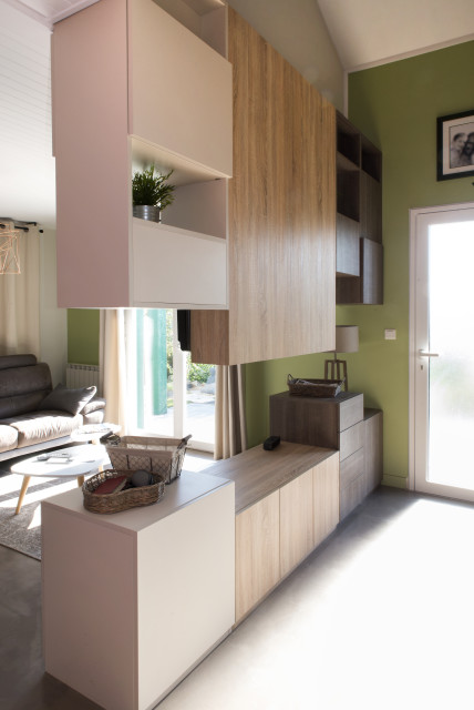 Aménagement d'une pièce de vie - Contemporain - Clermont-Ferrand - par ...