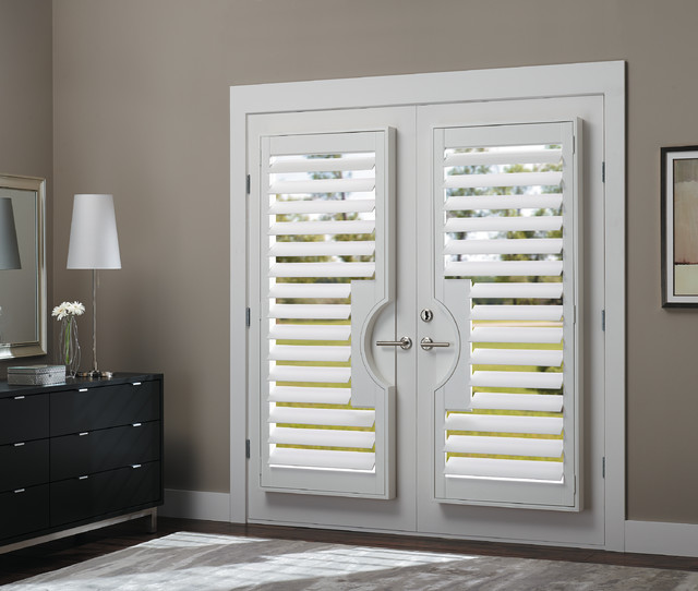Shades of White (Blinds & Shutters, too!) contemporary-bedroom