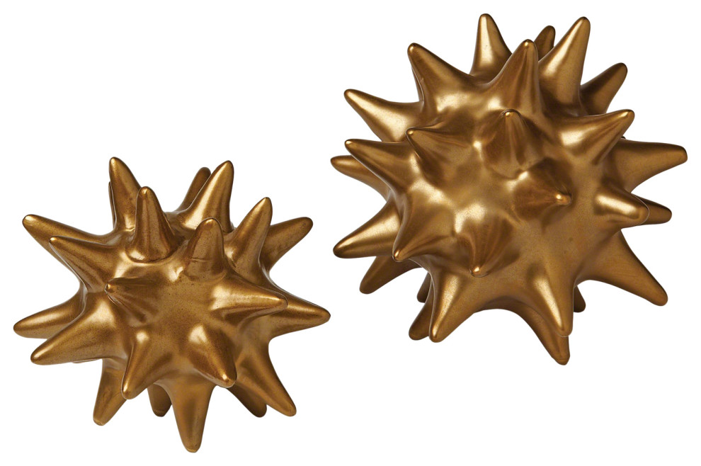 Urchin, Antique Gold, Large