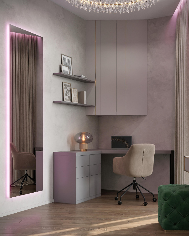 Роскошный дизайн квартиры в стиле современная классика в ЖК "Квартал Лахта парк"