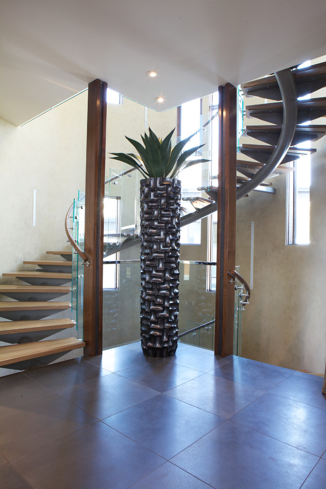 Organic Modern - Modern - Staircase - Calgary - by Rawlyk ...