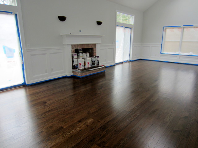 East Hampton Red Oak Refinished With Jacobean Stain Semi