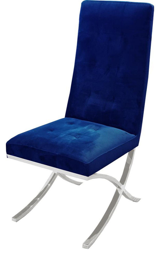 Lidia Dining Chair Blue - Contemporary - Dining Chairs - by BisonOffice ...