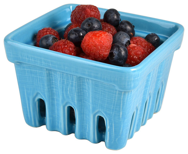 Blue Berry Basket - Set of Four