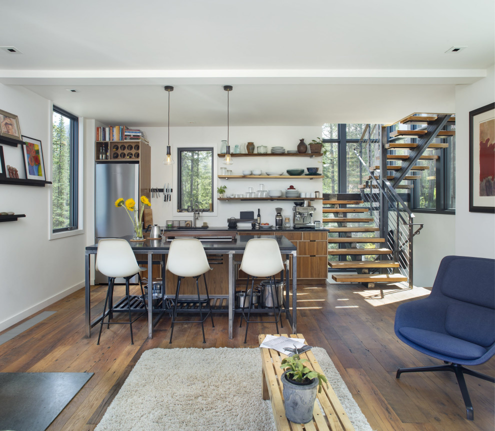 Inspiration for a modern kitchen remodel in Denver