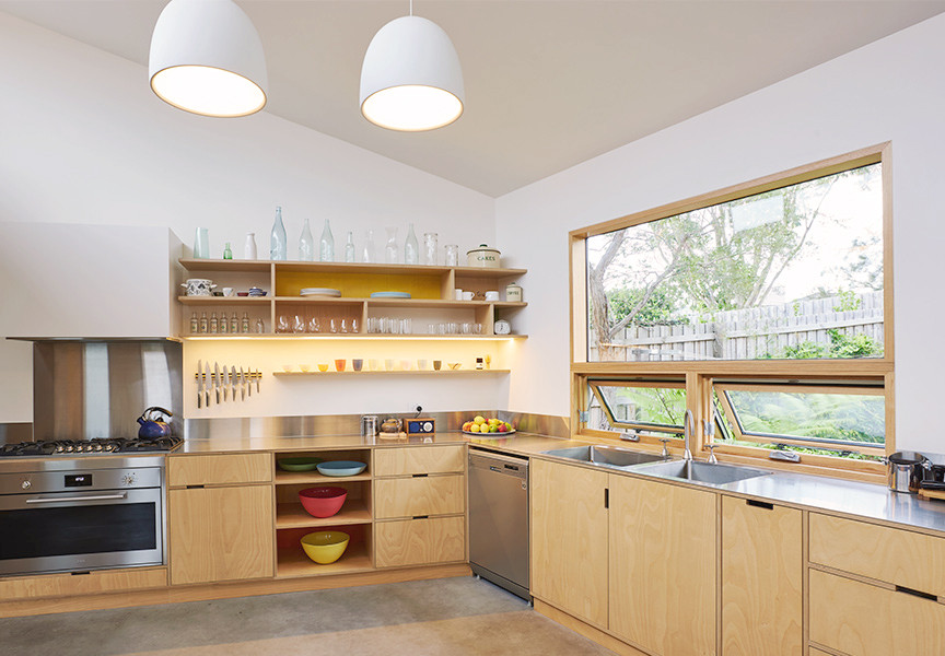 Design ideas for a scandinavian kitchen in Sydney.