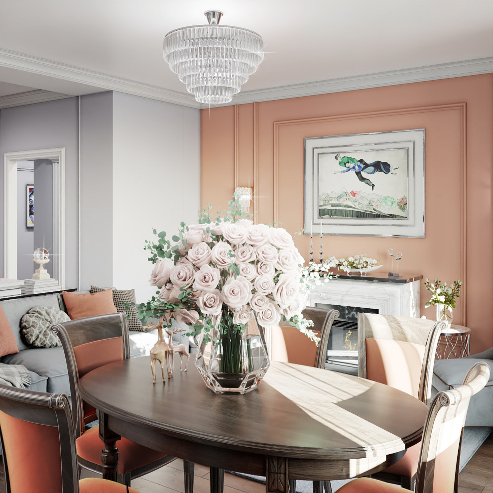 Проект квартиры в стиле современная классика