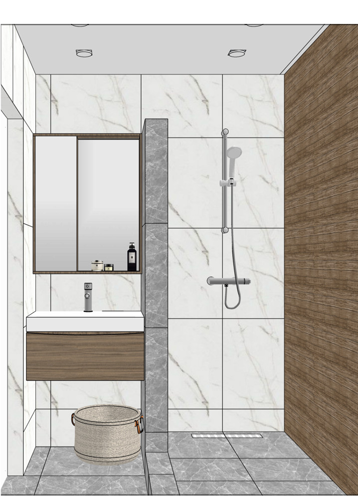 3д визуализация - санузел