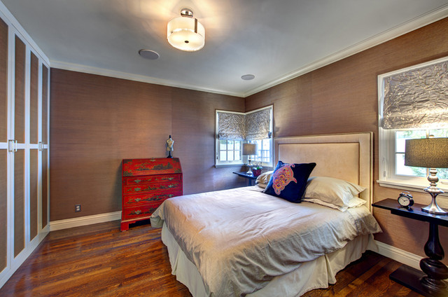 West Hollywood Transitional transitional-bedroom
