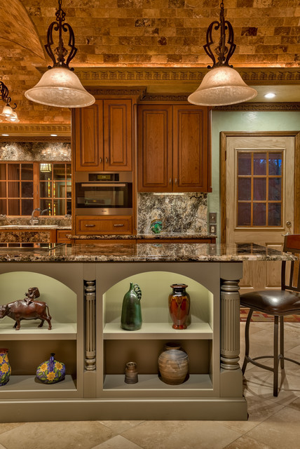 Old world masterpiece mediterranean-kitchen