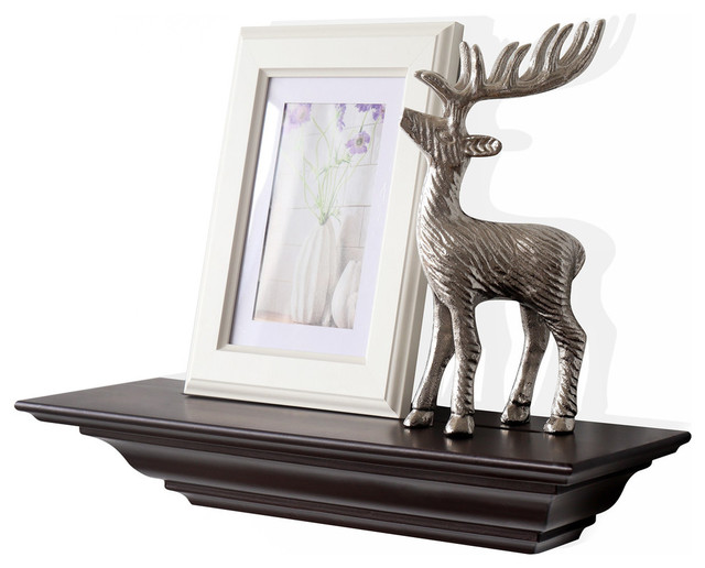 Corona Crown Molding Floating Wall Shelf 18 Espresso Corona Crown Molding Floating Wall Shelf 18 Espresso