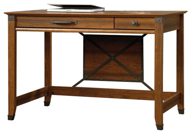 Sauder Carson Desk Washington Cherry View In Your Room Sauder Carson Desk Washington Cherry Farmhouse Desks And Hutches