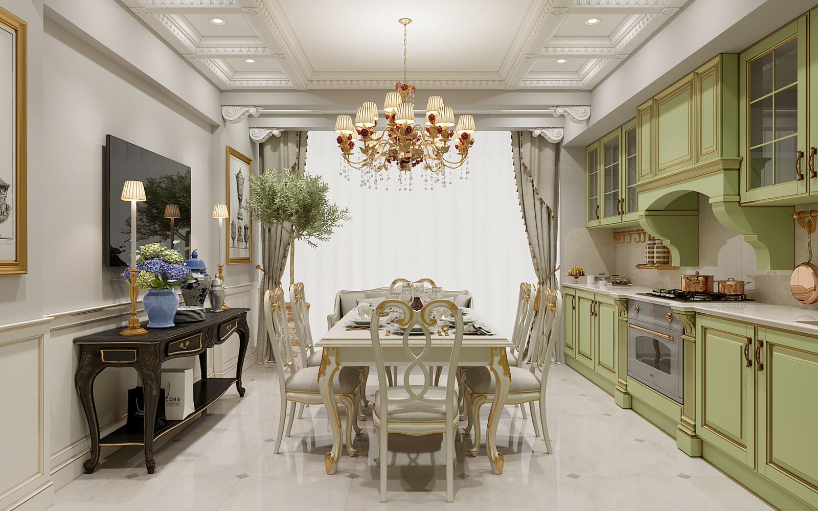 Квартира в классическом стиле