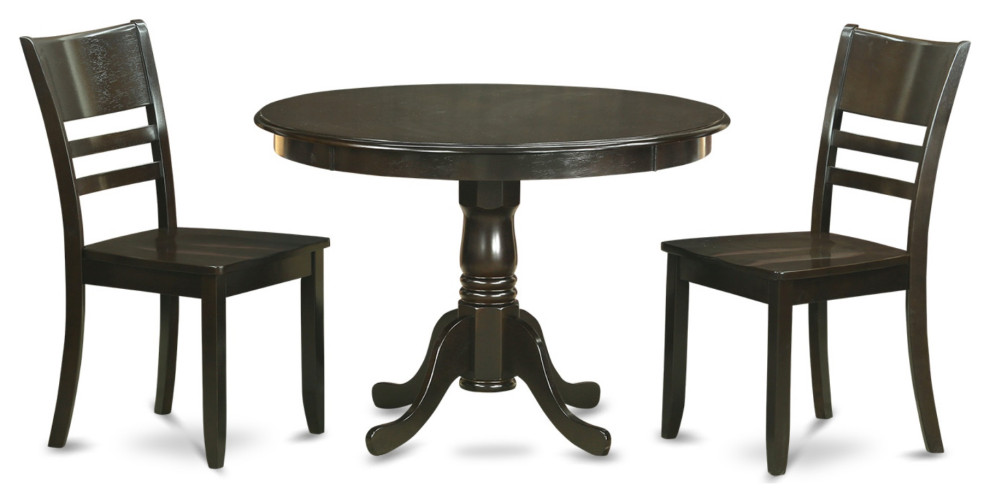 3-Piece Smalltable/ Chairs Set, Kitchen Table, 2 Kitchen Chairs