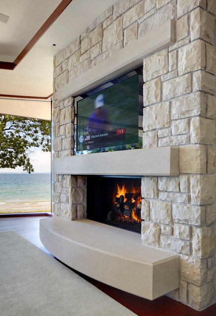 Fireplaces trendy-dagligstue