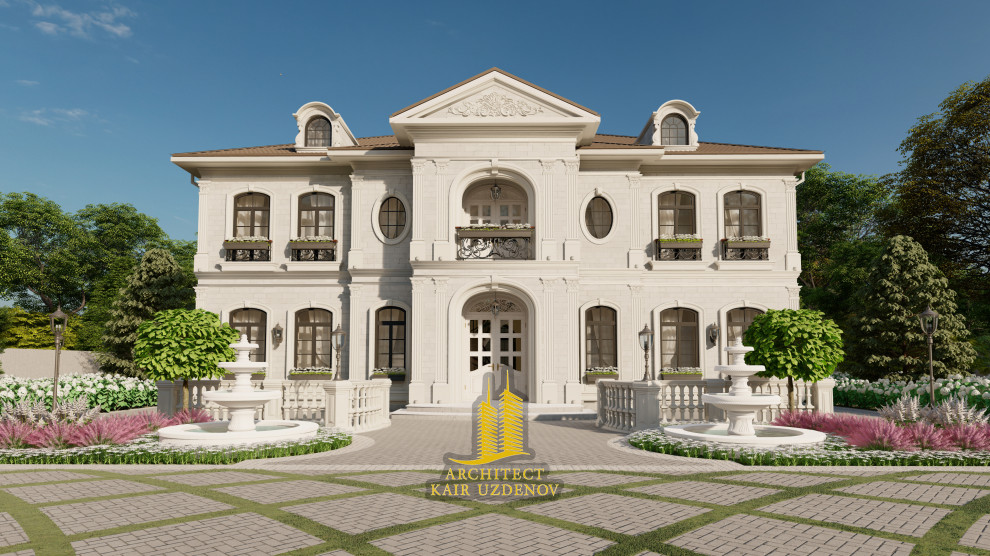 Проект дома в стиле Французский ренесанс