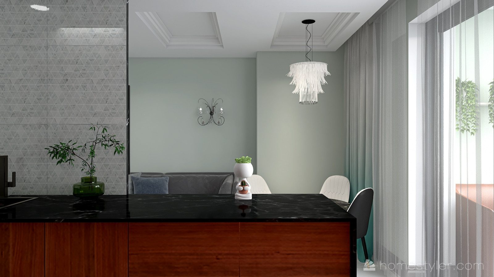 Евро-двухкомнатная квартира